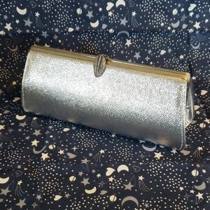 Elegant Silver Clutch Bag